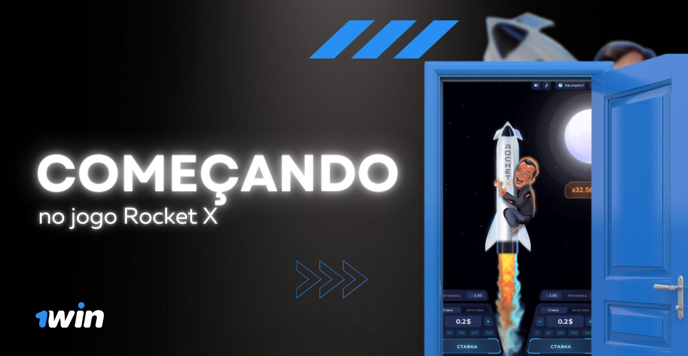 Comece a jogar no Rocket X com 1Win